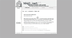 Desktop Screenshot of hbglweb.de